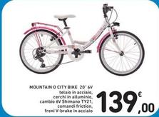 Offerta per Mountaino City Bike 20° 6v a 139€ in Spazio Conad