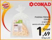 Offerta per Conad - Piadina Fresca a 1,69€ in Spazio Conad
