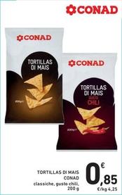 Offerta per Conad - Tortillas Di Mais a 0,85€ in Spazio Conad