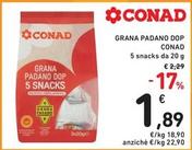 Offerta per Conad - Grana Padano DOP a 1,89€ in Spazio Conad