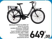 Offerta per Olanda - Bici Elettrica  26 a 649€ in Spazio Conad