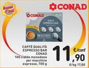 Offerta per Conad - Caffe Qualita Espresso Bar  a 11,9€ in Spazio Conad