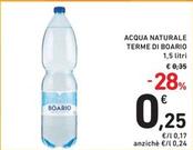 Offerta per Terme Di Boario - Acqua Naturale a 0,25€ in Spazio Conad
