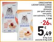 Offerta per Monge - Lechat Excellence Croccantini a 5,49€ in Spazio Conad