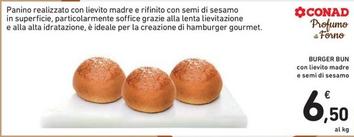 Offerta per Burger Bun a 6,5€ in Spazio Conad