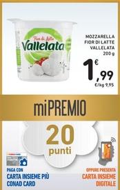 Offerta per Vallelata - Mozzarella a 1,99€ in Spazio Conad