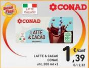 Offerta per Conad - Latte & Cacao a 1,39€ in Spazio Conad