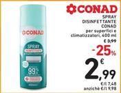 Offerta per Conad - Spray Disifettante a 2,99€ in Spazio Conad