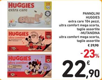 Offerta per Huggies - Pannolini a 22,9€ in Spazio Conad