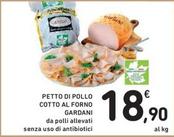 Offerta per Gardani - Petto Di Pollo Cotto Al Forno a 18,9€ in Spazio Conad