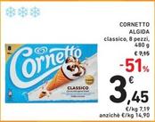 Offerta per Algida - Cornetto a 3,45€ in Spazio Conad