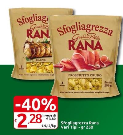Offerta per Rana - Sfogliagrezza a 2,28€ in Carrefour Express