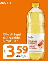 Offerta per Simpl - Olio Di Semi Di Arachide a 3,59€ in Carrefour Express