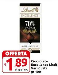Offerta per Lindt - Excellence Cioccolato a 1,89€ in Carrefour Express