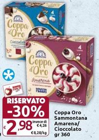 Offerta per Sammontana - Coppa Oro Amarena/Cioccolato a 2,98€ in Carrefour Express