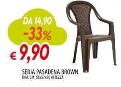 Offerta per Sedia Pasadena Brown a 9,9€ in Iperfamila