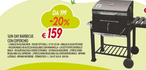 Offerta per Sun-day Barbecue Con Coperchio a 159€ in Iperfamila