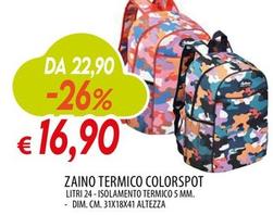 Offerta per Zaino Termico Colorspot a 16,9€ in Iperfamila