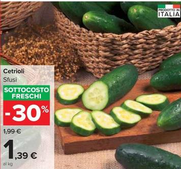 Offerta per Cetrioli a 1,39€ in Carrefour Market