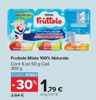 Offerta per Nestlè - Fruttolo Misto 100% Naturale a 1,79€ in Carrefour Market