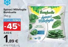 Offerta per Bonduelle - Spinaci Millefoglie a 1,89€ in Carrefour Market