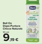 Offerta per Chicco - Roll On Dopo-puntura Naturalz a 9,19€ in Carrefour Market
