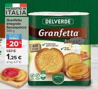 Offerta per Delverde - Granfetta Integrale Sansepolcro a 1,25€ in Carrefour Market