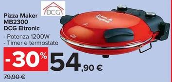 Offerta per Dcg Eltronic - Pizza Maker MB2300 a 54,9€ in Carrefour Market