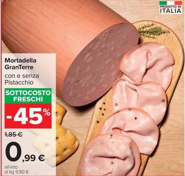 Offerta per Granterre - Mortadella a 0,99€ in Carrefour Market