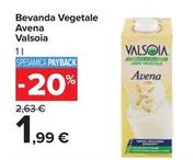 Offerta per Valsoia - Bevanda Vegetale Avena a 1,99€ in Carrefour Market