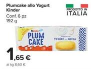 Offerta per Kinder - Plumcake Allo Yogurt a 1,65€ in Carrefour Market