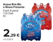Offerta per Rocchetta - Acqua Brio Blu O Rossa Frizzante a 2,29€ in Carrefour Market
