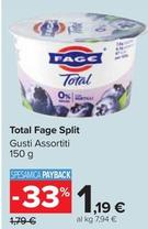 Offerta per Fage - Total Split a 1,19€ in Carrefour Market