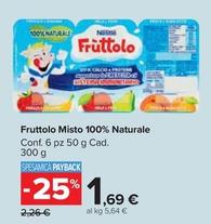 Offerta per Nestlè - Fruttolo Misto 100% Naturale a 1,69€ in Carrefour Market