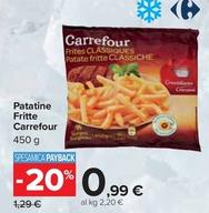Offerta per Carrefour - Patatine Fritte a 0,99€ in Carrefour Market