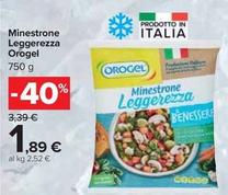 Offerta per Orogel - Minestrone Leggerezza a 1,89€ in Carrefour Market