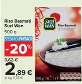Offerta per Suzi Wan - Riso Basmati a 2,89€ in Carrefour Market