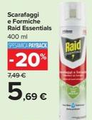 Offerta per Raid - Scarafaggi E Formiche Essentials a 5,69€ in Carrefour Market