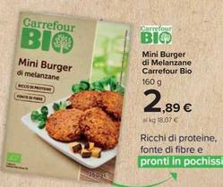 Offerta per Carrefour Bio - Mini Burger Di Melanzane a 2,89€ in Carrefour Market