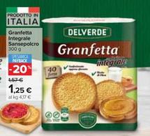 Offerta per Delverde - Granfetta Integrale Sansepolcro a 1,25€ in Carrefour Market