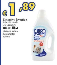 Offerta per Bioform - Detersivo Lavatrice Igienizzante 25 Lavaggi a 1,89€ in D'Italy