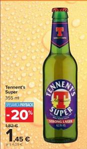 Offerta per Tennent's - Super a 1,45€ in Carrefour Market
