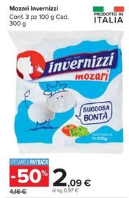 Offerta per Invernizzi - Mozari a 2,09€ in Carrefour Market