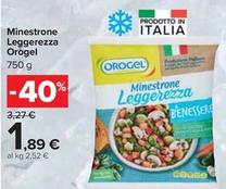 Offerta per Orogel - Minestrone Leggerezza a 1,89€ in Carrefour Market