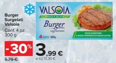 Offerta per Valsoia - Burger Surgelati a 3,99€ in Carrefour Market