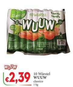 Offerta per Wuuw - 10 Würstel a 2,39€ in D'Italy