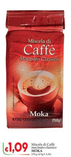 Offerta per Moka - Miscela Di Caffè Macinato Classico a 1,09€ in D'Italy
