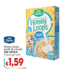 Offerta per Mr. Spike - Honey Loops Anelli Di Cereali a 1,59€ in D'Italy