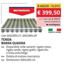 Offerta per Tenda Barra Quadra  a 399,5€ in Eurobrico
