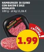 Offerta per Hamburger Di Suino Con Bacon E Sale Himalaya a 1,99€ in PENNY